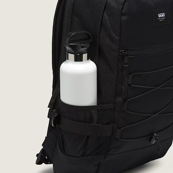 Vans Original Backpack VN00082FBLK Black Unisex Bag Laptop Skateboarding NEW - Picture 5 of 9